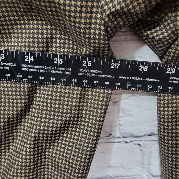 DryJoys by FootJoy Golf Jacket Mens XL Brown Houndstooth Pullover - Picture 11 of 14